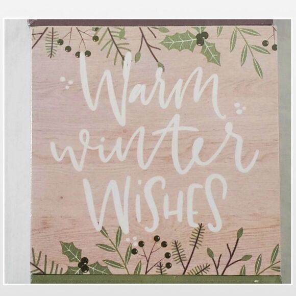 New Home Chunky Wood Block Sitters Décor - Picture 3 of 12